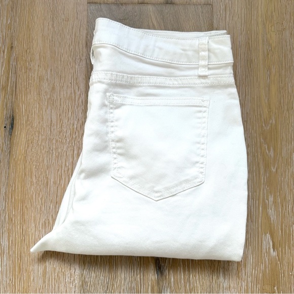 Needle & Cloth White Mid Rise Skinny Jeans Jeggings Lightweight Stretch - Size 8 - Picture 3 of 13